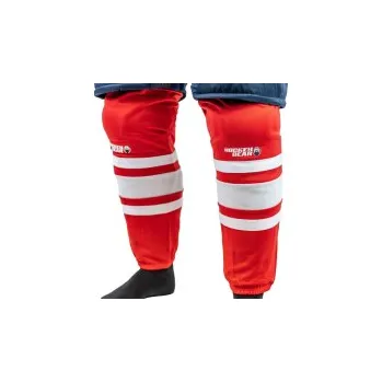 Odlehčené Hokejové Štulpny Hockey Bear Červené / Bílé , Velikost Junior (61 cm)