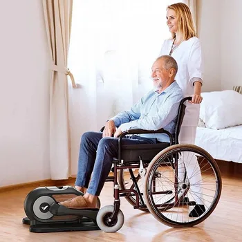 Kardio stroj MERACH E32B1 Mini elektrický eliptický trenažér, mini stepper, 12 programů