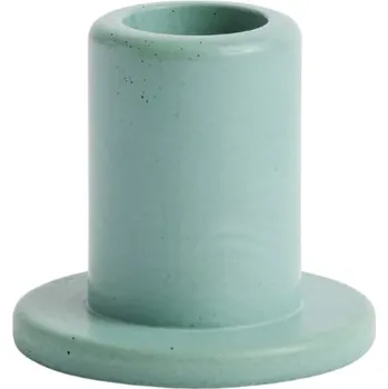 Svícen Hay, Svícen Tube S na klasickou svíčku, pastelově zelený, betonový - Formadore