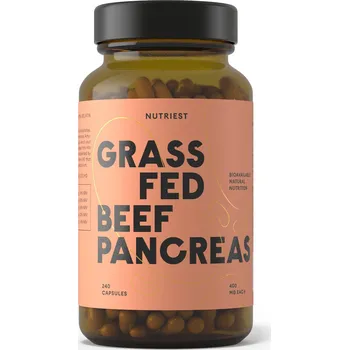 Nutriest Grass-fed lyofilizovaná hovězí slinivka 240 kapslí