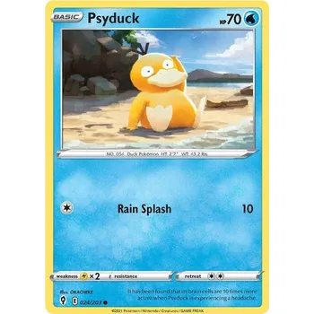 Karetní hra Psyduck 024/203 - Evolving Skies Typ karty: Reverse Holo