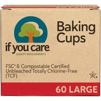 Potravinová fólie If you care Papírové košíčky na pečení nebělené 60ks ECO