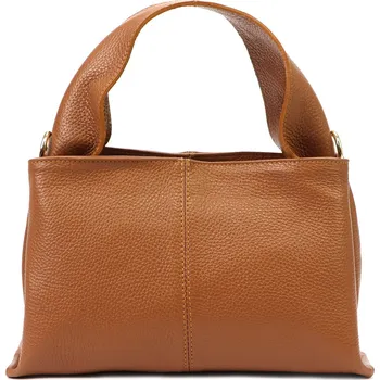 Kožená kufříková kabelka Luka 24-061 camel