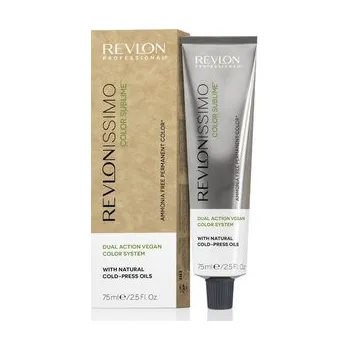 Barva na vlasy Revlon Professional Revlonissimo Color Sublime Color & Care permanentní barva na vlasy s přírodními oleji 75 ml, 7.41