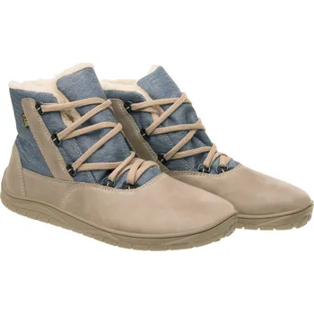 Dámská zdravotní obuv FARE BARE zimní s membránou B5743181 Aspenky béžové s tkaničkou Velikost EU: 42, vnitřní délka: 278, vnitřní šířka: 102