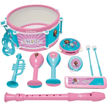 Hudební nástroj pro děti Lexibook Hudební sada 7 ks - Gábinin kouzelný domek