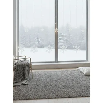 Vánoční dekorace Sinsay - Vánoční LED světýlka ve tvaru sněhových vloček - žlutá - 659HJ-10X - 659HJ-10X-ONE