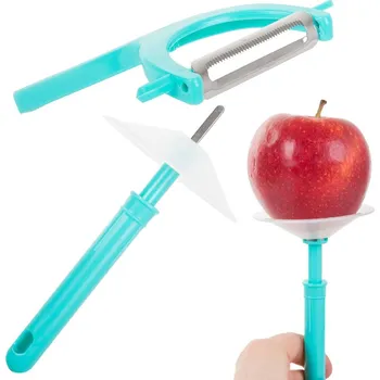 dobirkov.cz Škrabka s krytem, na zeleninu, ovoce, zelená nebo žlutá