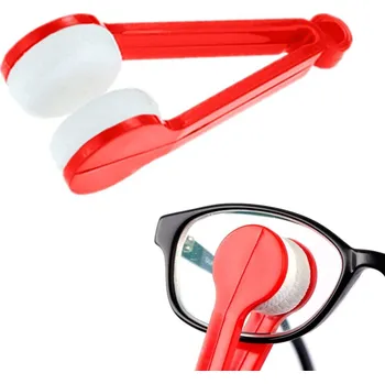 dobirkov.cz Přívěšek na klíče, na čištění brýlí, mini čistič brýlí - mix barev