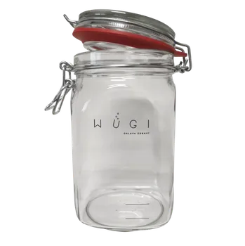 Sklenice WUGI Sklenice hranatá 1,15l