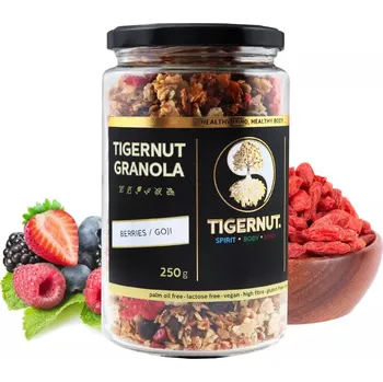 TigerNut Granola z Tygřího ořechu s Bobulemi a Goji 250g