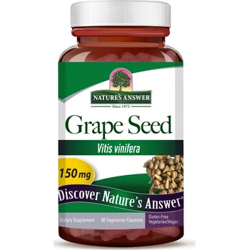 Přírodní produkt Nature's Answer Grape Seed - standardizovaný extrakt 150mg 60 kapslí
