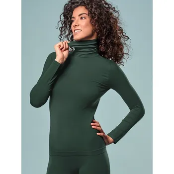 Focenza Dámský bezešvý rolák Barva: Tmavě zelená (Verde Scuro), Velikost: M-L