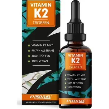 Lék na kožní problémy, vlasy a nehty Profuel Vitamin K2 MK7 200 mcg kapky, 50 ml>