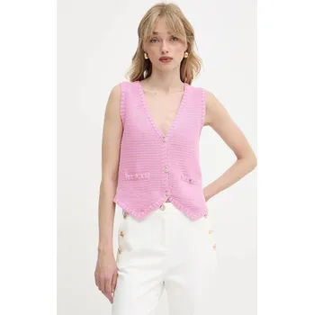 Dámská vesta Bavlněná vesta Morgan MGILET růžová 30X, vel. L