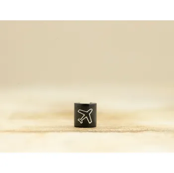 Dětské navlékací korálky Letadlo Barva: Černá