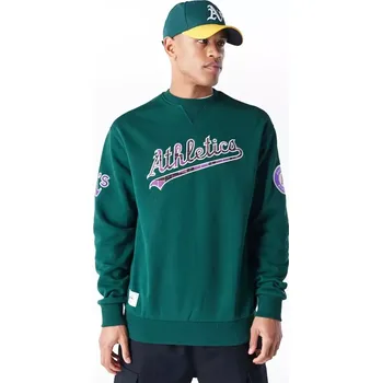 Pánská mikina Mikina New Era - MLB Infill Crewneck - Oakland Athletics velikost S