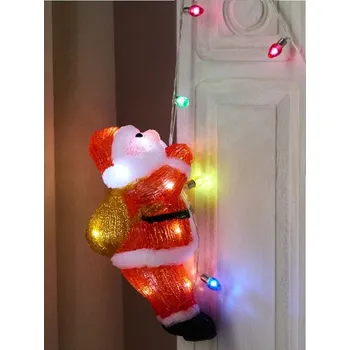 Vánoční dekorace Sinsay - Vánoční LED lampa ve tvaru Santa Clause - vícebarevná - 555FS-MLC - 555FS-MLC-ONE