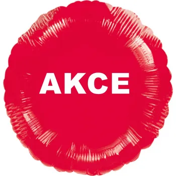 Balónek Balónek fóliový červený AKCE Balonky.cz b85390