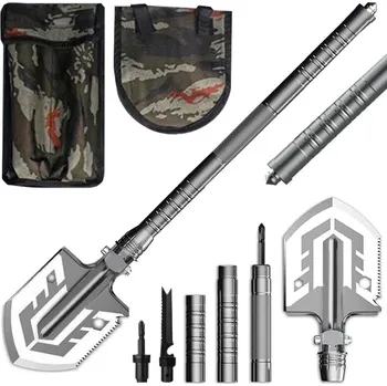 Venkovní osvětlení dobirkov.cz Skládací lopata, multifunkční ocelová lopata, více nástrojů