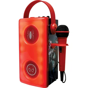 Bluetooth reproduktor Lexibook Bezdrátový svítící reproduktor s mikrofonem - Spider-Man