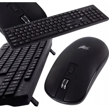 Kabel do PC dobirkov.cz Set klávesnice a myš, bezdrátový USB set, černý