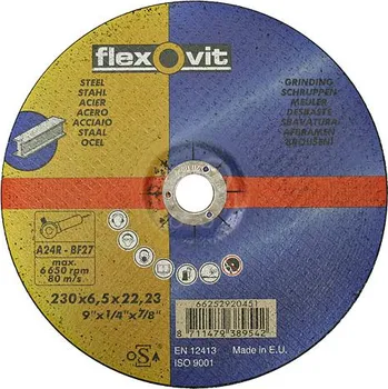 Řezný kotouč FLEXOVIT Kotouč 115x2,5 A24R FM ocel