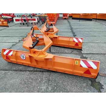 Hrablo na sníh Radlice na sníh s ocelovým břitem RS-200/R zadní nesená otáčecí radlice šířka 1,5-2 m