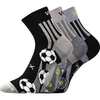 Pánská móda Voxx ponožky Abras 3ks - mix A, 43-46 (Tenké ponožky VoXX ABRAS jsou pánské sportovní ponožky, které můžete nosit bez obav po celý den. Díky vysokému podílu česané bavlny jsou příjemné na omak.)