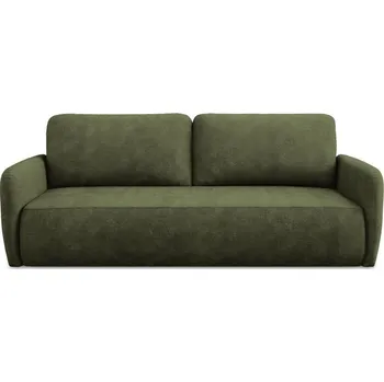 Pohovka Zelená žinylková rozkládací/s úložným prostorem pohovka 218 cm Lilo – Makamii ID_1824592