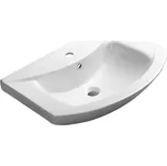 Aqualine - Zápustné umyvadlo ZERO 65x46 cm keramika/bílá