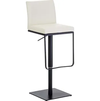 Barová židle Barová židle Winnie syntetická kůže, krémová