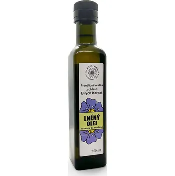 Rostlinný olej Lněný olej RAW - český - 250 ml