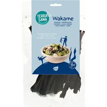 Sušená zelenina Terrasana Mořské řasy Wakame 50g BIO
