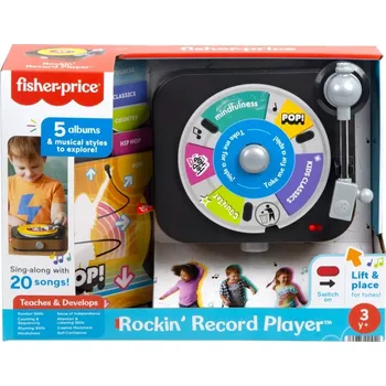 Hudební nástroj pro děti Fisher Price Malucha JGX04 gramofon