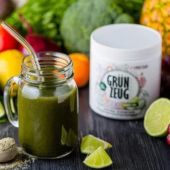 Speciální výživa ProFuel Zelenáč, 42 Superfoods, příchuť Citrón&Limeta, 300 g>
