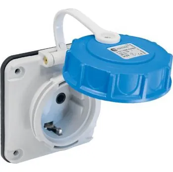 Elektrická zásuvka TP electric zásuvka vestavná 1x16A IP68 - SCHUKO