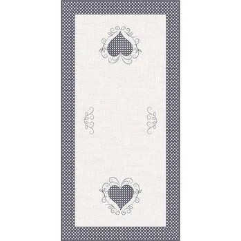 ubrus 4sleep Ubrus 50 × 100 cm, srdce béžové