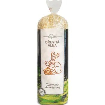 Podestýlka pro hlodavce Podestýlka - dřevitá vlna 15l