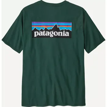 Patagonia Pánské tričko P-6 Logo Responsibili-Tee® - Cascade Green