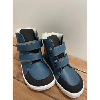 Dívčí obuv Baby Bare Shoes - Febo Winter PETROL Asfaltico Velikost: 27
