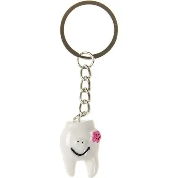 Přívěsek na klíče zub