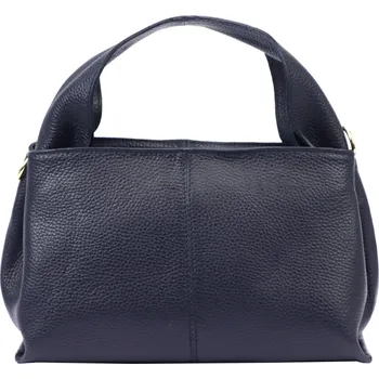 Kabelka Kožená kufříková kabelka Luka 24-061 modrá