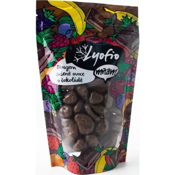 Potravina Lyofio Lyofilizovaný banán v mléčné čokoládě 200 g