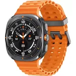 Samsung Galaxy Watch Ultra/47mm/Titanium Gray/Sport Band/Orange