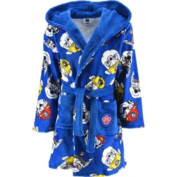 Dívčí župan SunCity • Chlapecký fleece župan s kapucí Tlapková patrola - Paw Patrol EU 104