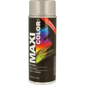 Barva ve spreji Maxi Color RAL 9006 rychleschnoucí lesklá bílý hliník barva ve spreji 400 ml