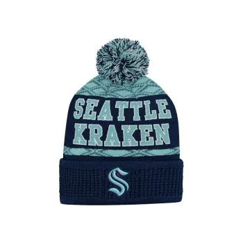 Kšiltovka Dětský Kulich NHL Outerstuff Seattle Kraken Puck Pattern, Velikost Youth (58 - 62 cm)