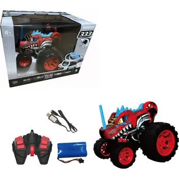 RC model RC auto 5-kolové kaskadérské červené 1:16