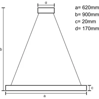 NEDES LED svítidlo + dálkový ovladač 50W - J4300/B